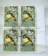 China 2004 Birds - Scott #3336 X 4 = 6 $ - Gebruikt