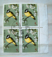 China 2004 Birds - Scott #3336 X 4 = 6 $ - Gebruikt