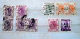 Hong Kong 1954 - 1962 Queen - 2 Different Colors Of 10 C - Usati