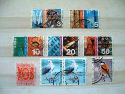 Hong Kong 2002 - 2006 Birds Queen Lions Old And Modern Computer Ships Compas Buildings - Used Stamps