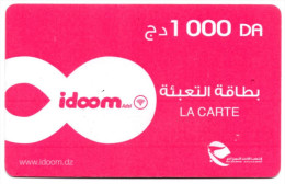 CARTE RECHARGE INTERNET RECHARGE CARD Karten Aufladen RECARGA TARJETA Utilisée / Used - Algerije