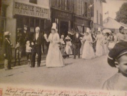 CPA Deux Sèvres Poitou Scènes Traditionnelles .Le Mariage Des Rosières à La Mothe Saint Héray - La Mothe Saint Heray