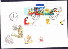 Dänemark Denmark Danemark - Comic (Mi.Nr. Bloock 18) 2002 - FDC - Blocchi & Foglietti