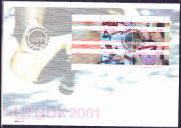 Dänemark Denmark Danemark - Jugendkultur/Youth Culture (Mi.Nr. Block 16) 2001 - FDC - Blocs-feuillets