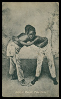 SÃO VICENTE-  COSTUMES - Luta ( Ed. João Joaquim Ferreira ) Carte Postale - Kaapverdische Eilanden
