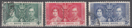 Hong Kong      Scott No.  151-53      Used     Year  1937 - Usati