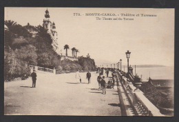 DF / MONACO / MONTE-CARLO / LE THÉÂTRE ET LA TERRASSE / ANIMÉE - Opera House & Theather