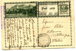 Postkarte Osterreich. Wien. Belvedere - Belvedere