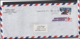 USA 059 Cover Air Mail Postal History Aviation Women Pilot - Marcophilie