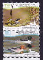 Korea South (2015) - Set -  /  Joint Issue With Bolivia - Aves - Birds - Oiseaux - Vogel - Emissions Communes