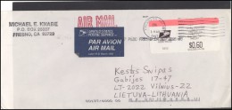 USA 068 EMA Cover Air Mail Postal History Meter Mark Franking Machine - Postal History