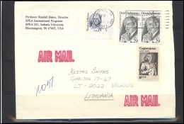 USA 077 Cover Air Mail Postal History Personalities Jefferson Copernicus - Marcophilie