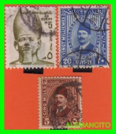 EGIPTO  3 SELLOS DIFERENTES  VALORES Y  AÑOS - Used Stamps