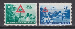 Nederlands Nieuw Guinea Dutch New Guinea 73 - 74 MLH ; Veilig Verkeer, Safe Traffic 1962 - Nederlands Nieuw-Guinea