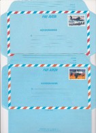 AEROGRAMMES N° 1018 ET 1019 -2 EXEMPLAIRES DE CHAQUE -COTE / 14 € ANNEE 1992-93 - Aerogramas