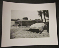 Altes Foto Bunker Bei Drusenheim 1941 Krieg Militär WK 2 - Krieg, Militär