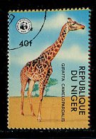 (cl.12 - P.25) Niger Ob N° 449 (ref. Michel Au Dos) - Girafe - - Giraffen