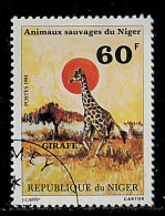 (cl.12 - P.25) Niger Ob N° 534 (ref. Michel Au Dos) - Girafe - - Giraffen