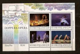 Finlande Finland Suomi 1993 Yvertn° Bloc 10 *** MNH Cote 6,00 Euro Opéra D' Helsinki - Blokken & Velletjes