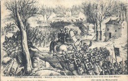 CHAMPAGNE - ARDENNE - 51 - MARNE - CHAMPIGNY - La Bataille De 1870 D'après Gravure - Général Ducrot - Champigny