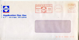 EMA Sciences,energie,gaz,Camping Gaz,Application Des Gaz,69 St Genis-Laval,Rhone,lettre Obliterée 18.4.1984 - Gas