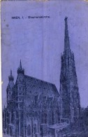 AK  WIEN StephanKIRCHE   ANSICHTSKARTE 1916 - Stephansplatz