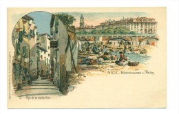 Frankrijk  - Nice -  Blanchisseuses Du Paillon Rue De La Vieille Ville - Old Professions