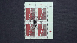 UNO-Genf 423 Oo/ESST, Eckrandviererblock ´B´, Dag Hammarskjöld (1905-1961), Schwed. Politiker Und UNO-Generalsekretär - Used Stamps