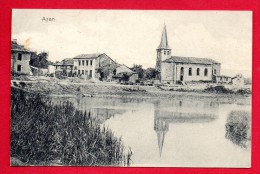 55. Azannes ( Azan). Eglise Saint-André. Feldpost Camouflé. Mars  1918 - Autres & Non Classés