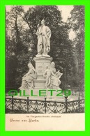 TIERGARTEN - GRUSS AUS BERLIN - GOETHE DENKMAL, 1900 - ANIMATED - UNDIVIDED BACK - MINT CONDITION - Tiergarten