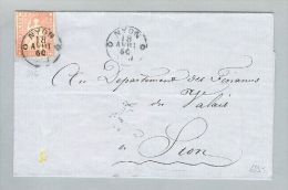 Heimat VD Nyon 1860-04-18 Strubelbrief > Sion Zu#24G Beschn. - Briefe U. Dokumente