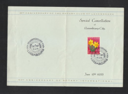 Luxemburg Rotary Sonderheft 1955 - Briefe U. Dokumente