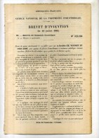 - SYSTEME DE GALERIE D´AMEUBLEMENT A REVÊTEMENT METALLIQUE ... . BREVET D´INVENTION DE 1902 . - Sonstige & Ohne Zuordnung