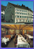 Carte Postale Suisse Rapperswil   Hotel-Restaurant Hirschen H. Kipfer-Kaufmann Chef De Cuisine  Prop.   Trés Beau Plan - Rapperswil