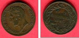 5 CENTIMES 1837 M    TB+ 32 - Charles III.