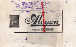 BUVARD CYCLES ALCYON - PNEUS DUNLOP - VELO - - Transporte