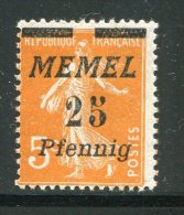 MEMEL- Y&T N°51- Neuf Avec Charnière * - Unused Stamps