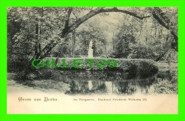 TIERGARTEN - GRUSS AUS BERLIN - DENKMAL FRIEDRICH WILHELM III, 1900 - UNDIVIDED BACK - MINT CONDITION - Dierentuin