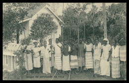 SÃO TOMÉ E PRÍNCIPE - COSTUMES- Grupo De Serviçães De Roça ( Ed. Governo De S. Tomé E Principe) Carte Postale - Santo Tomé Y Príncipe