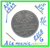 REPÚBLICA FEDERAL – BRD  5 DM  CONMEMORATIVA  Copper-Nickel  (AÑO 1979 ) CECA -G - 5 Mark