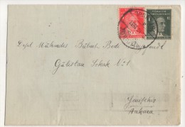 TURQUIE,TURKEI,TURKEY ISTANBUL TO ANKARA 1933  COVER - Sonstige & Ohne Zuordnung