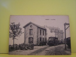 VERZY (MARNE)  LES TRAINS. LA GARE.    9520"a" - Verzy