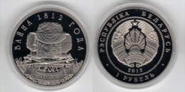 Belarus 1 Rouble 2012 War Of 1812 UNC Proof - Belarus