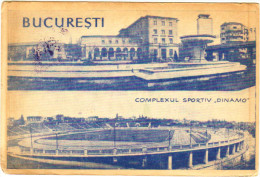 Bucuresti - Complexul Sportiv Dinamo - QSL Radio - Cluj - Radio Club Bucuresti  - & Soccer Stadium, Radio - Radio