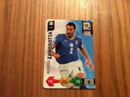 Trading Card Game 2010 FIFA WORLD CUP SOUTHAMPTON AFRICA ADRENALYN "GIANLUCA ZAMBROTTA" (ITALIA) - Other & Unclassified