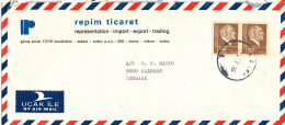 Turkey Air Mail Cover Sent To Denmark Kizilay 1979 ?? - Airmail