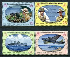 Nouvelles Hebrides, 1967, World War II, Guerre, MNH, Michel 258-261 - New Hebrides - Sonstige & Ohne Zuordnung