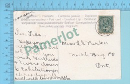 (  Railway Post Office RPO Cover  "OTT & MAN MC. O.GV. RY ) 2 Scans - Lettres & Documents