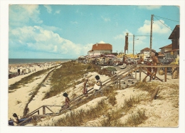 Cp, 40, Mimizan-Plage, La Descente Vers La Grande Plage, Voyagée - Mimizan Plage