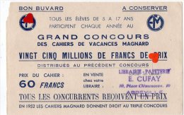 Xx143-ZE-BUVARD-ABBEVILLE-Librairie-Grand CONCOURS Des Cahiers De Vacances MAGNARD - C